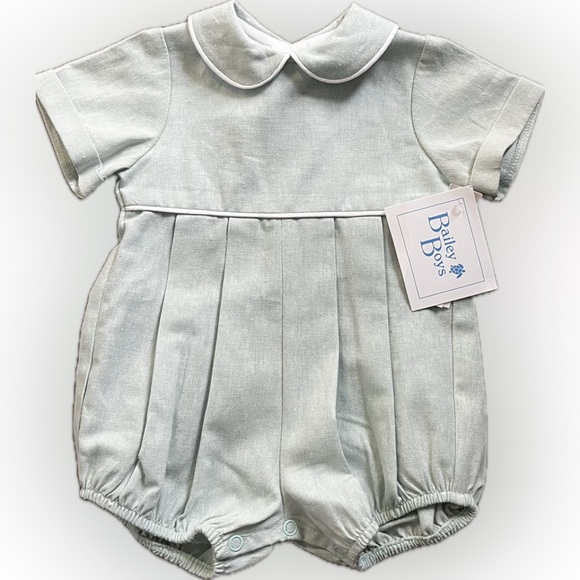Bailey Boys Other - Bailey Boys Cotton Linen Romper Bubble Short